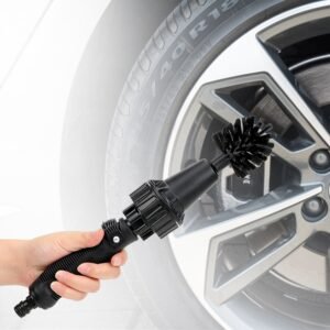 Rotary Water Spray Brush – Handheld Cleaner for Car, Window & Outdoor Surfaces