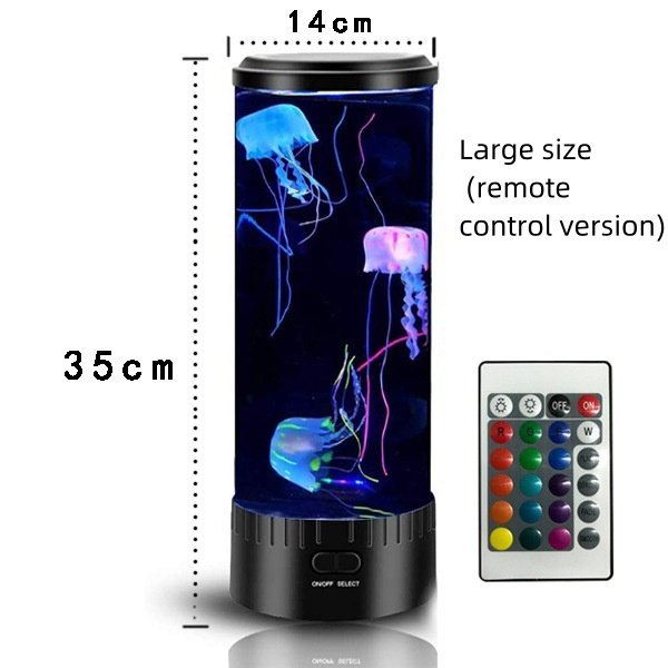 Color-Changing Jellyfish LED Night Lamp – USB Powered Small Mood Light – Image 7