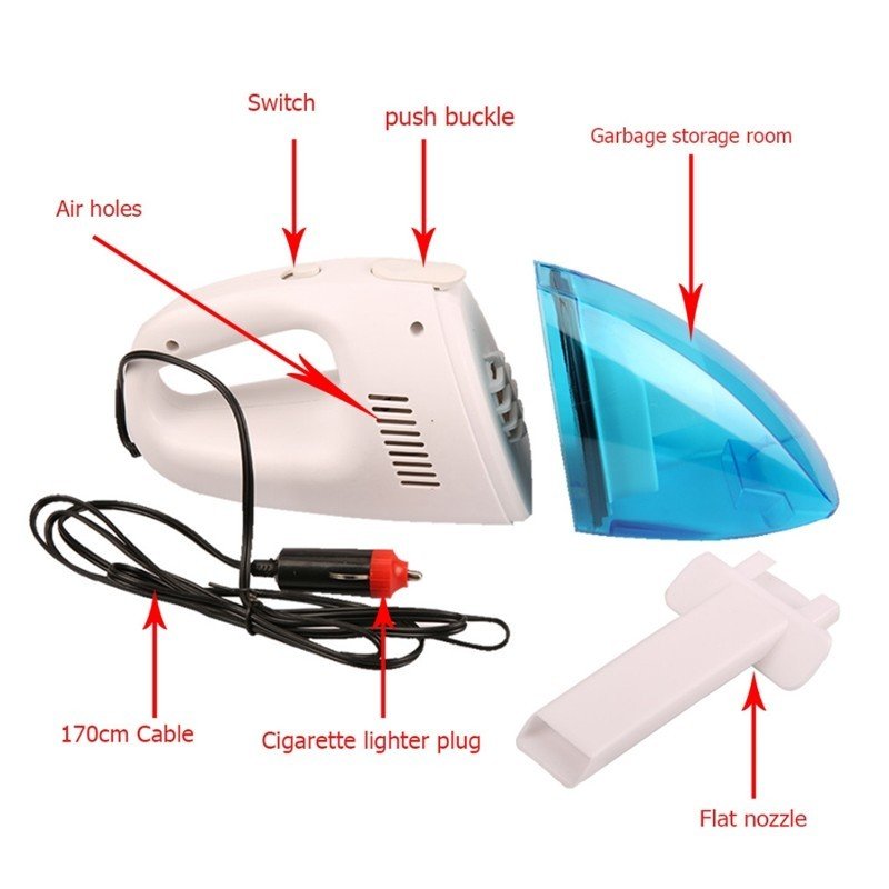 Cordless Mini Car Vacuum – Compact Handheld Cleaner for Home & Aut – Image 2