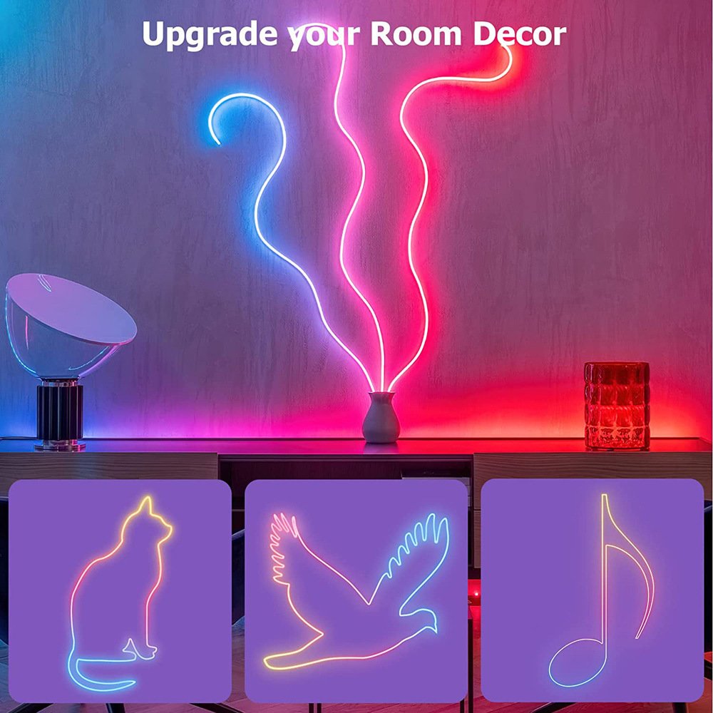 Smart LED Neon Strip Light – APP Control RGB Mood Light – Image 4