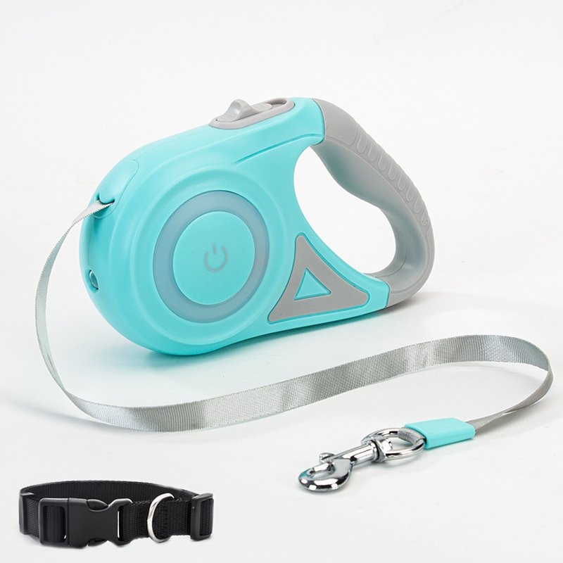 Smart Retractable Dog Leash – Built-in Light & Collar for Safe Night Walks – Image 7
