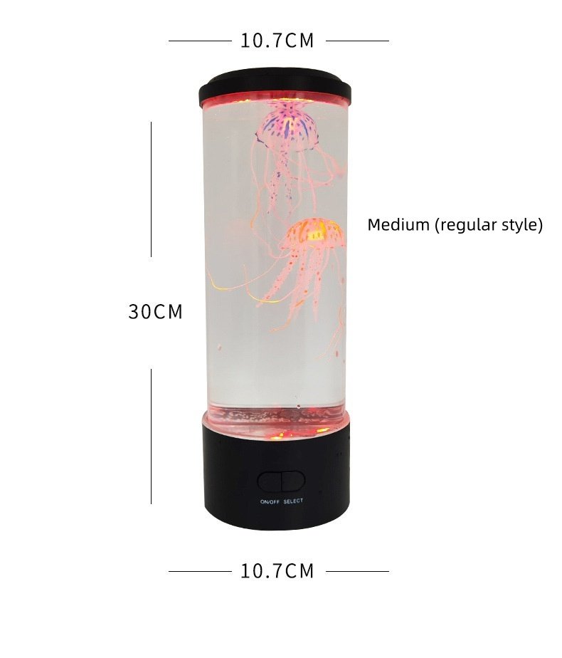 Color-Changing Jellyfish LED Night Lamp – USB Powered Small Mood Light – Image 8