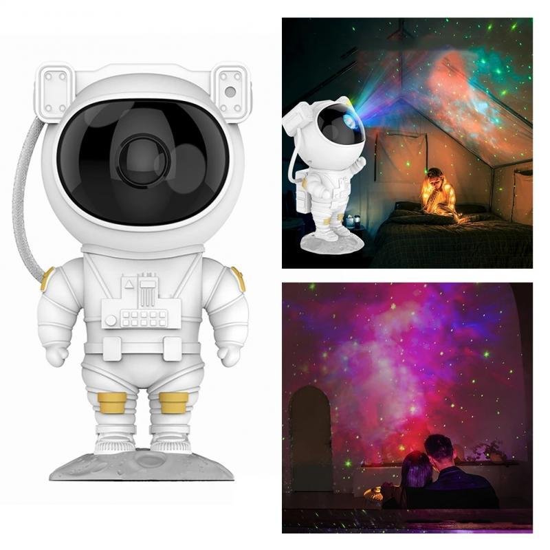 Creative Astronaut Galaxy Starry Sky Projector Nightlight USB Atmospher Bedroom Table Lamp – Image 4